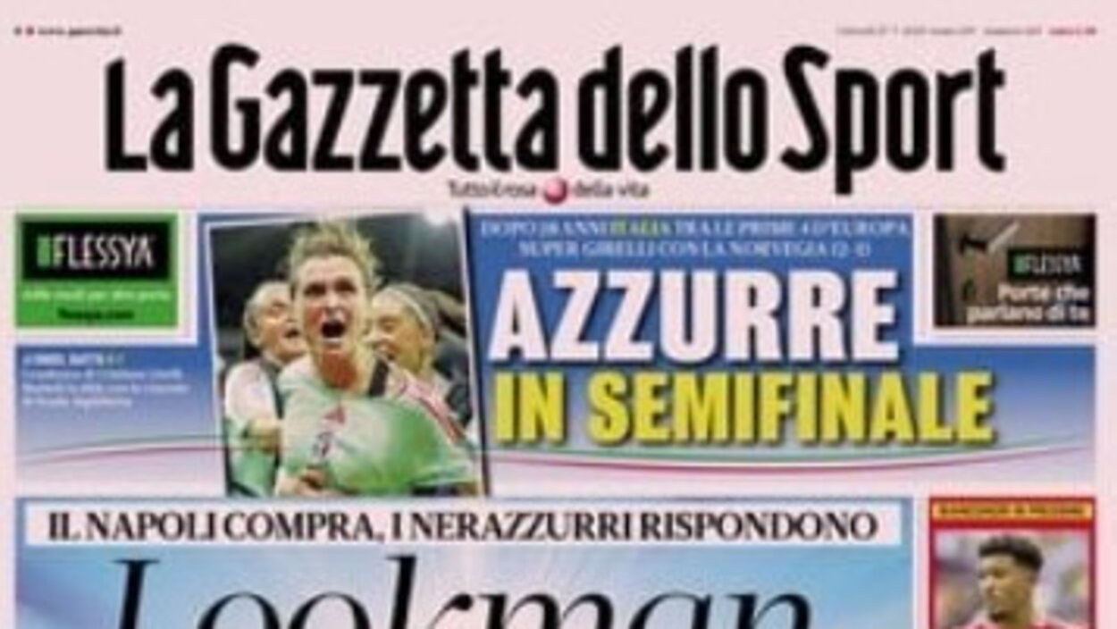 Lo sport sui giornali: sfoglia la nostra rassegna