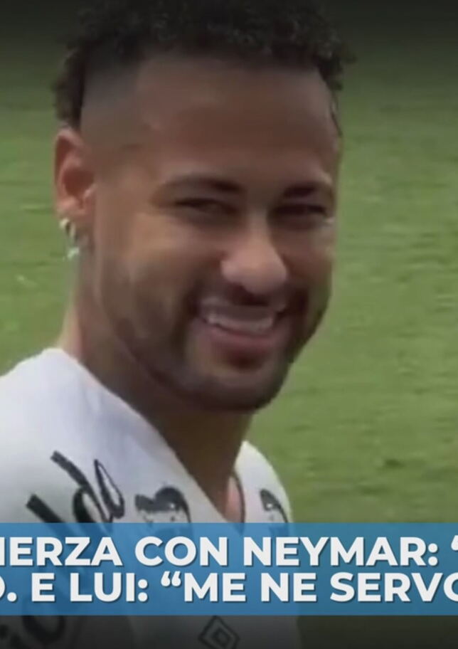 Neymar, che siparietto col tifoso