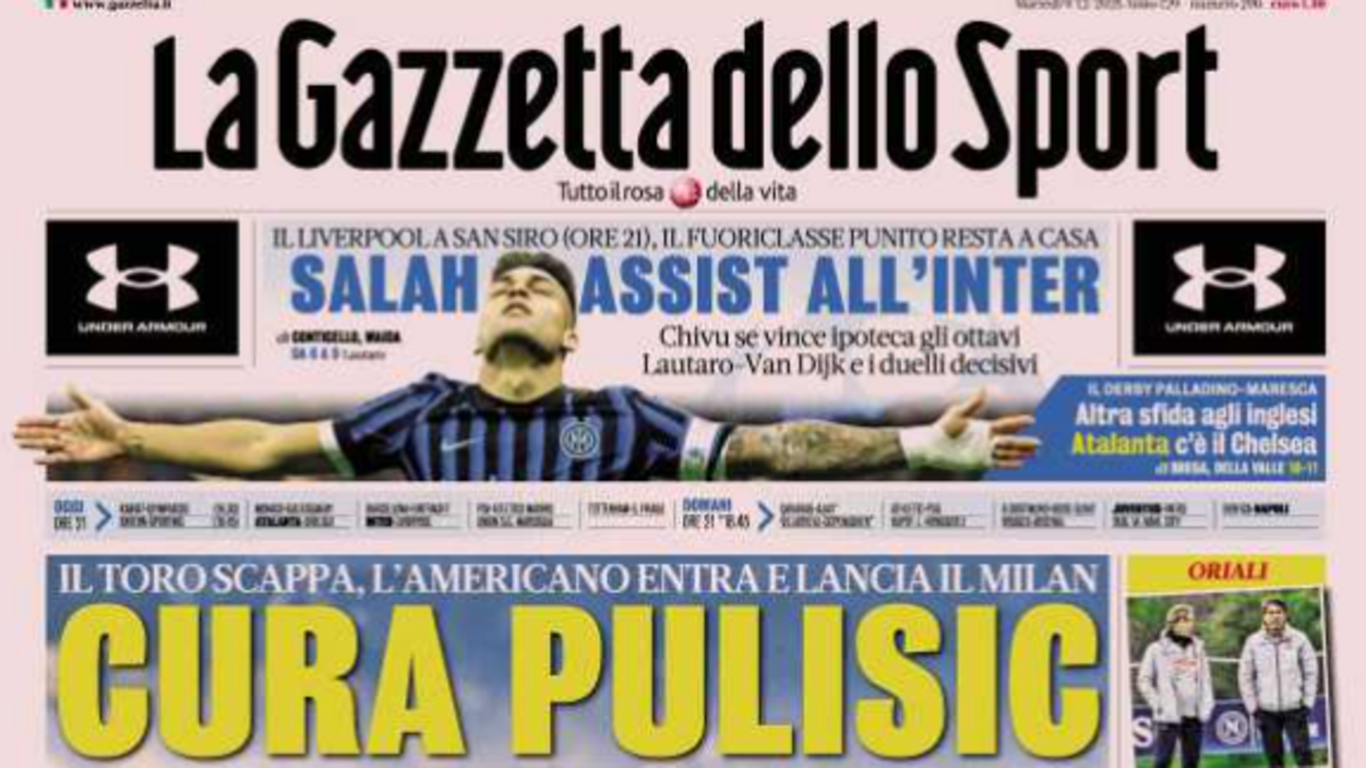Lo sport sui giornali: sfoglia la nostra rassegna stampa