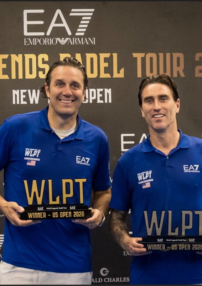EA7 World Legends Padel Tour: Toni-Ceccarelli sono i re di New York
