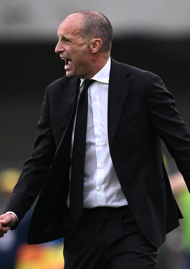 Allegri: "Con la Juve gara importante: sia noi che loro ci giochiamo un posto nelle prime quattro"