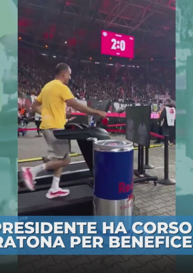 Una mezza maratona...durante la partita