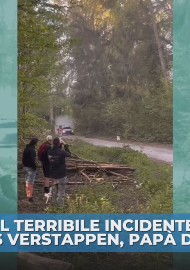 Il terribile incidente di Jos Verstappen