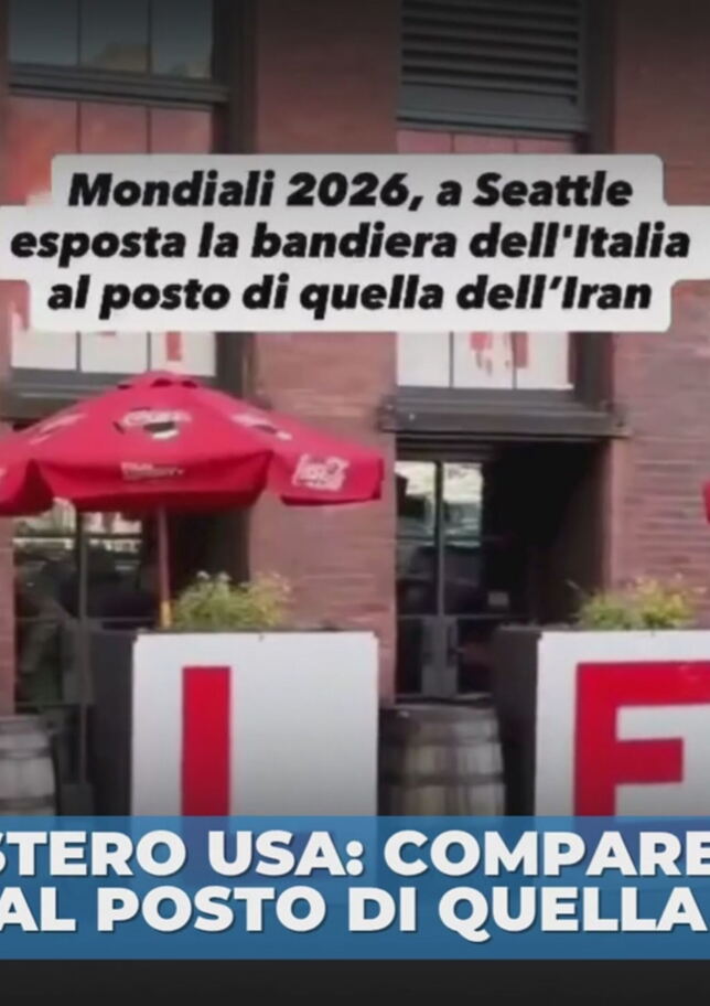 Mistero Mondiali, a Seattle spunta la bandiera italiana