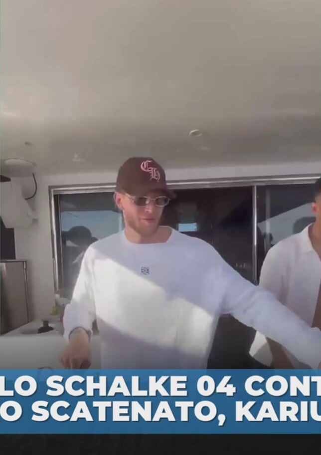 Schalke 04, la festa continua a Ibiza: Dzeko e Karius scatenati