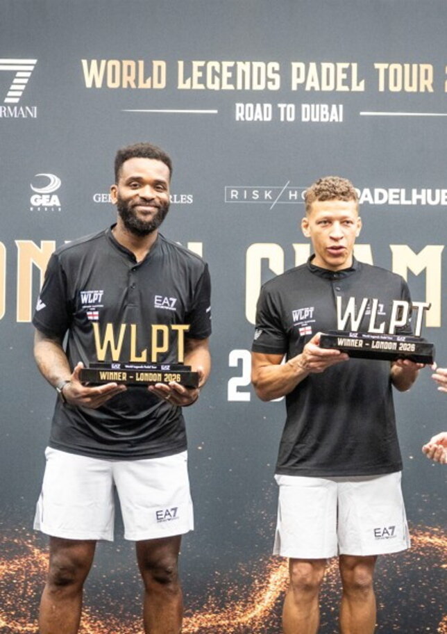 EA7 World Legends Padel Tour: a Londra vincono Bent e Gayle, Sheva ko in finale