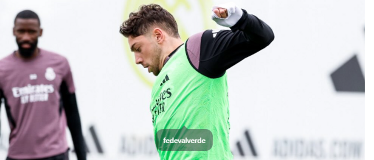 Il Real Madrid è nella bufera, ma Valverde torna ad allenarsi dopo lo scontro con Tchoumani