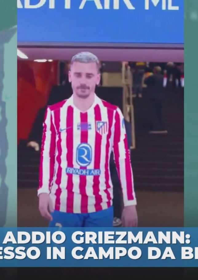 Addio Griezmann l'entrata è da brividi