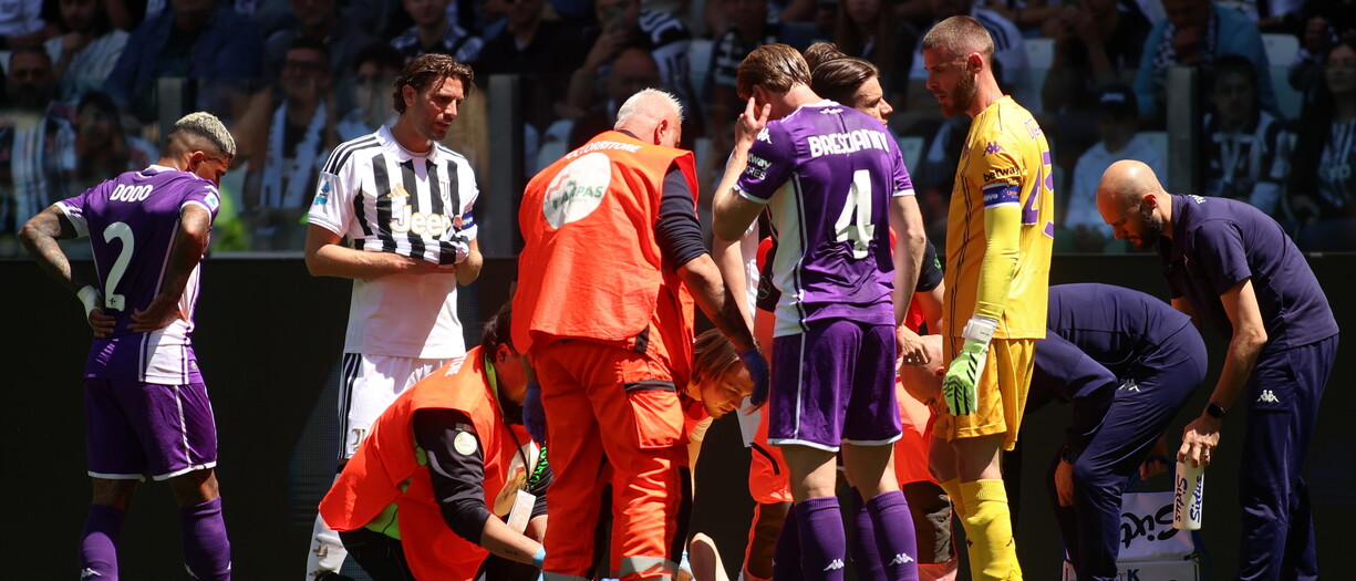 Fiorentina, infortunio Parisi: rottura del crociato e lungo stop dopo il ko con la Juventus