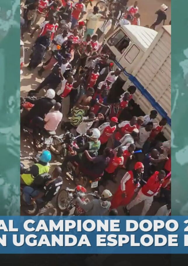Festa in Uganda per il successo dell'Arsenal