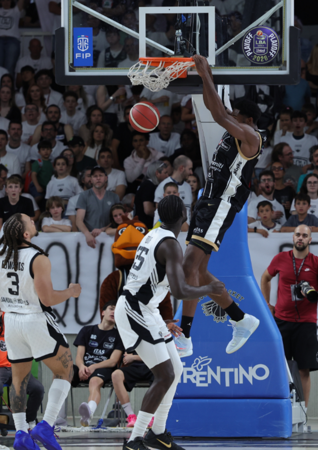 Trento non si ferma e trova il sorpasso sulla Virtus Bologna, Tortona accorcia su Venezia