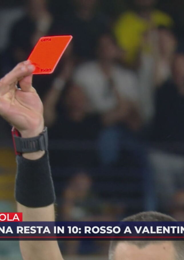 La moviola di Verona-Roma: giusta l'espulsione di Valentini?