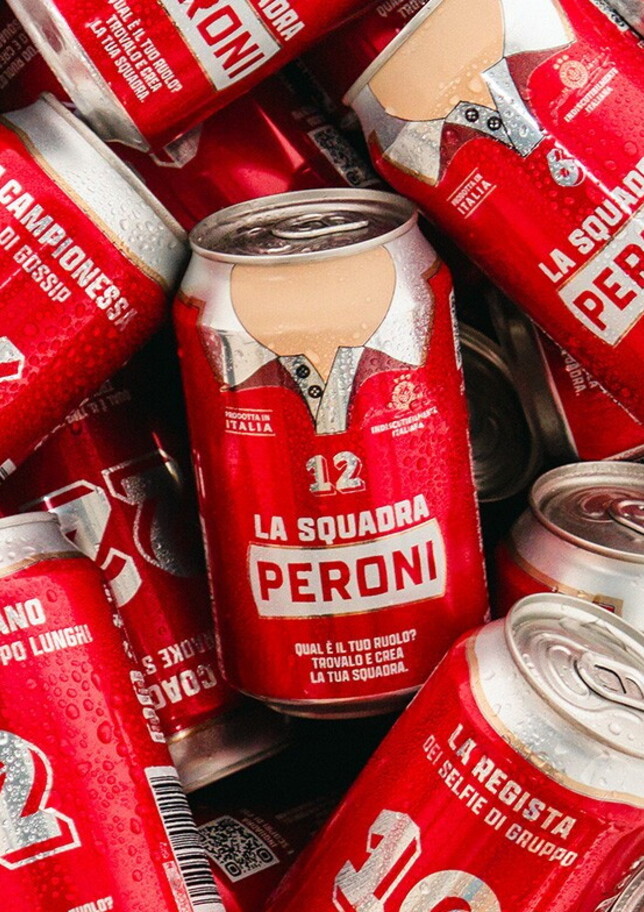 Peroni presenta “La Squadra Peroni”: la nuova limited edition di lattine in cui nessuna/o resta in panchina
