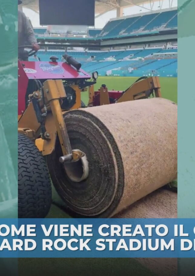 Ecco come viene creato il campo a Miami