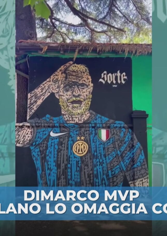 Dimarco MVP della Serie A, Milano lo omaggia così