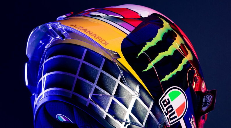 Bezzecchi al Mugello con un casco dedicato a Zanardi