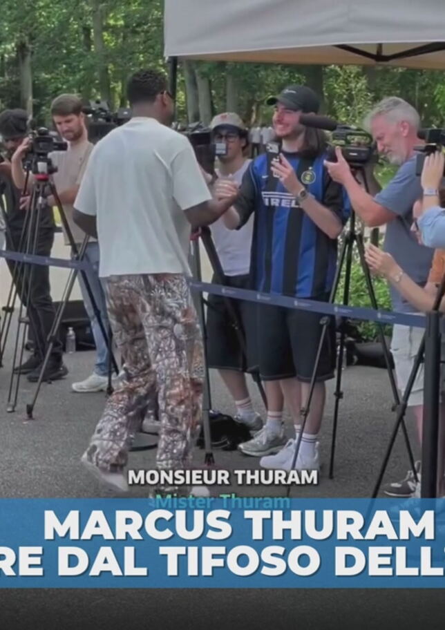 Thuram vede Inter e gli occhi si illuminano: la reazione con il tifoso