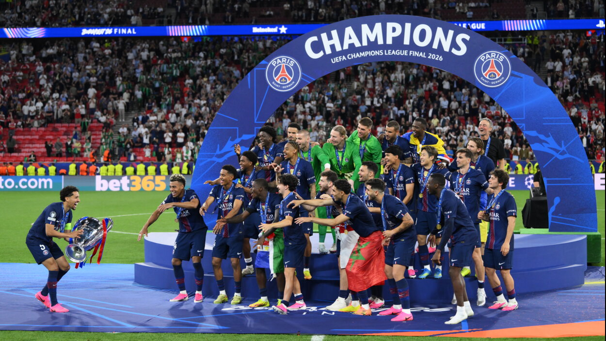 Marquinhos alza la Champions, ma è quella con Gabriel l'immagine virale della serata
