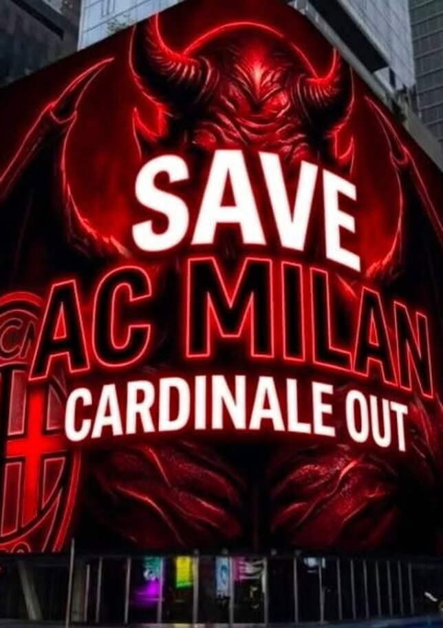 "Save AC Milan" e "Cardinale Out" a Times Square: i tifosi rossoneri portano la contestazione in casa di Gerry