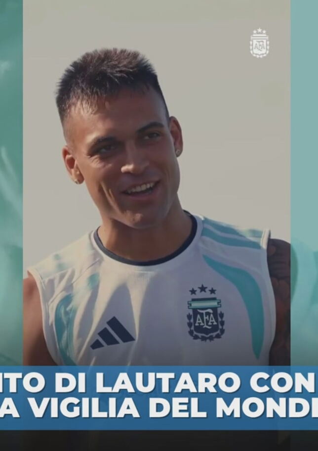 L'allenamento di Lautaro