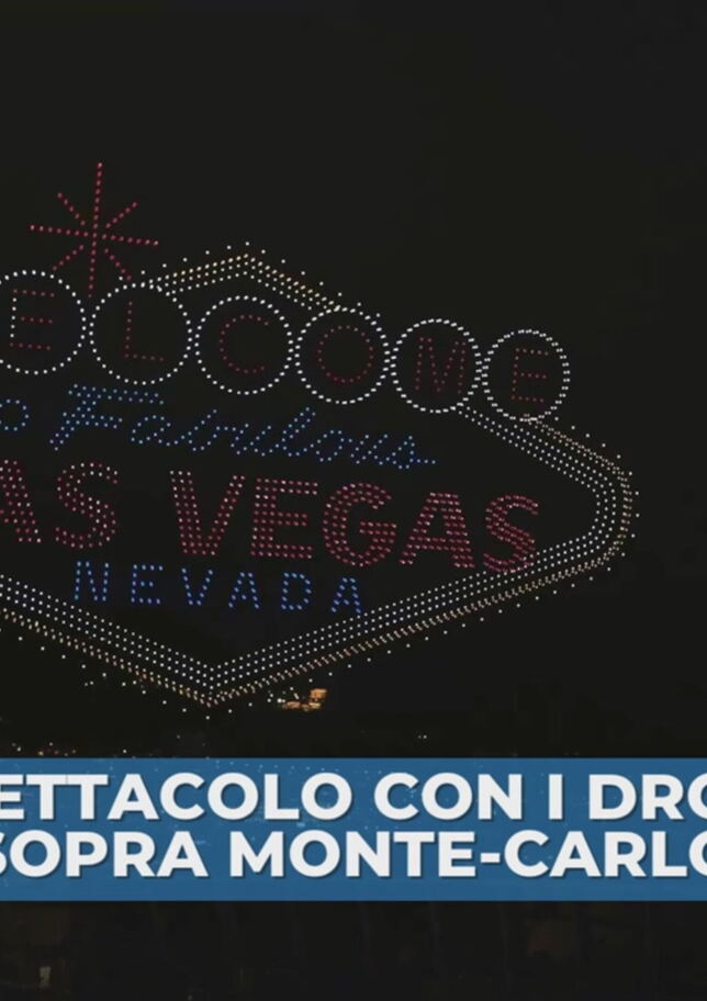 Formula 1: show con i droni per annunciare l'estensione del contratto con Las Vegas