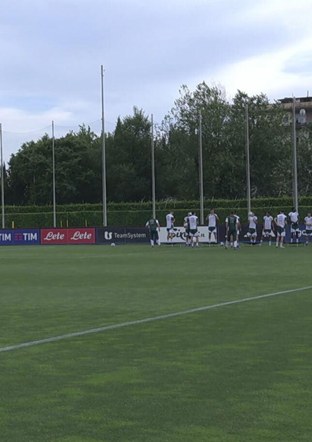 L'allenamento singolare di Baldini: la Nazionale con l'occhio bendato
