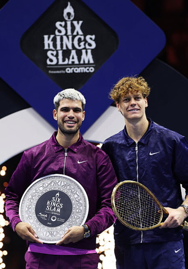 A ottobre torna il Six Kings Slam: presenti Sinner e Alcaraz, novità de Minaur