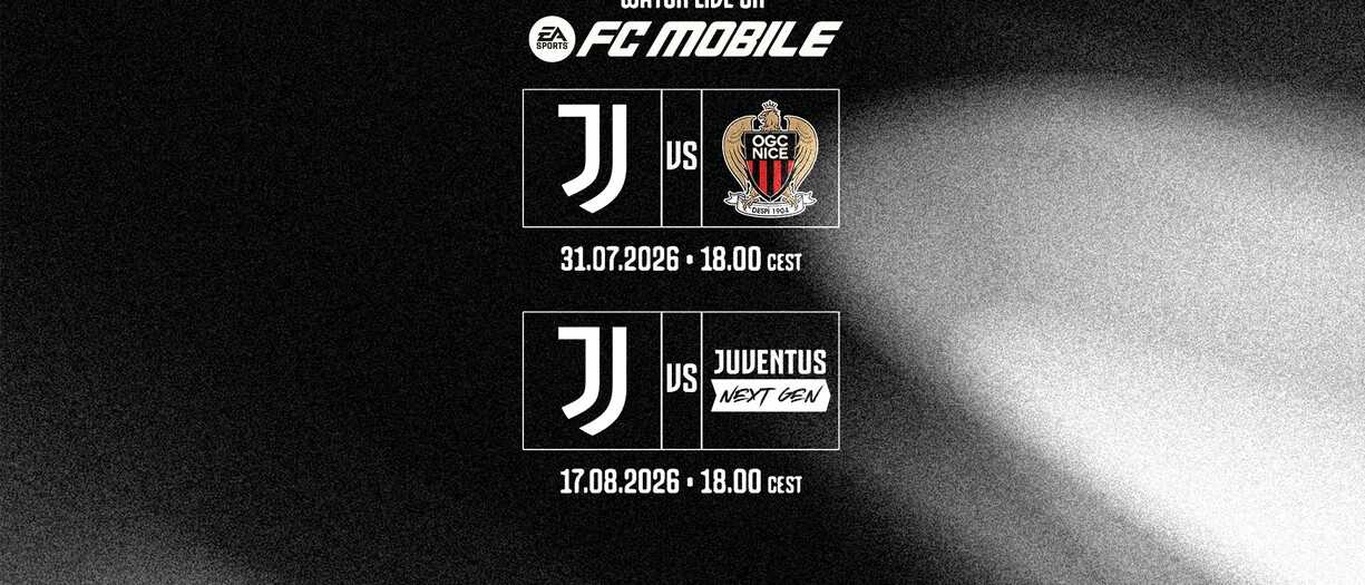 Juve, due amichevoli estive in diretta su EA Sports FC Mobile