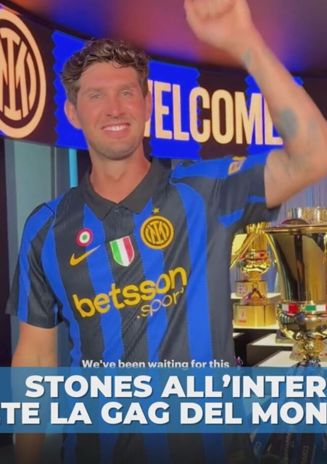 Inter: Stones finge l'infortunio e balla come al Mondiale