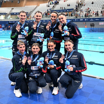 L'Italia dell'artistico saluta Parigi dal podio: è bronzo nell'acrobatica a squadre di Parigi