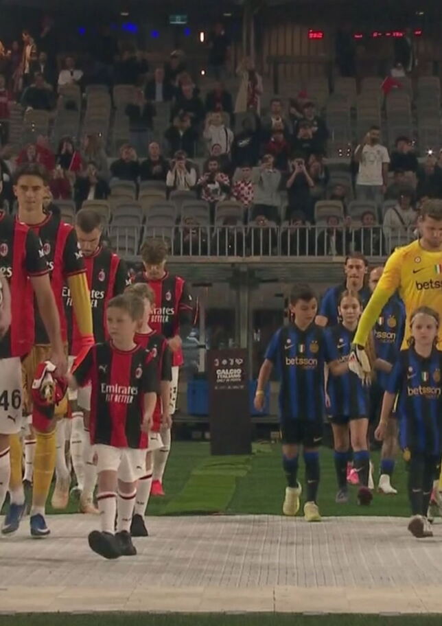 Milan-Inter 1-1: gli highlights del derby di Perth