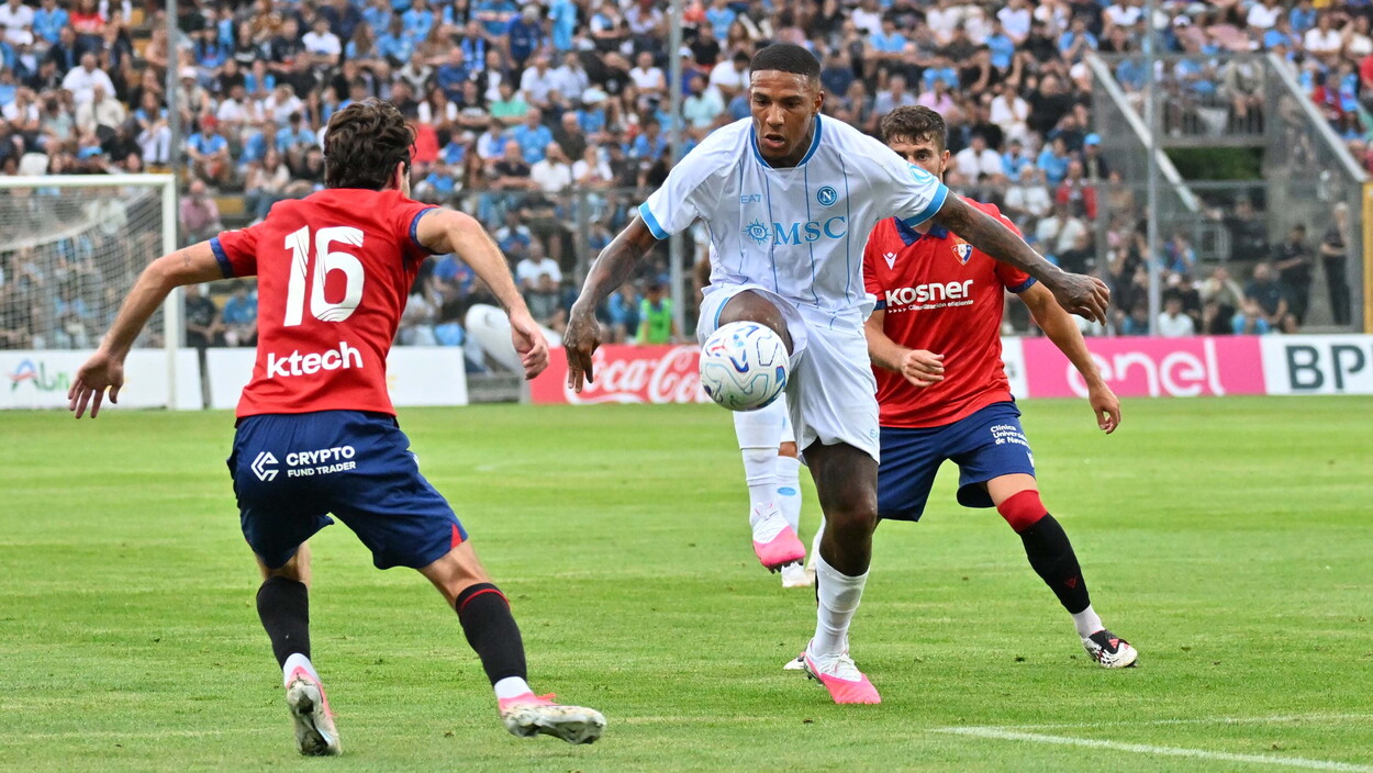 Napoli-Osasuna, le foto del match