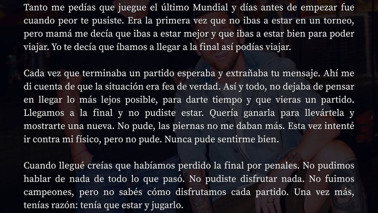 Messi saluta suo padre: "Amico, padre, procuratore: non so cosa farò senza di te"