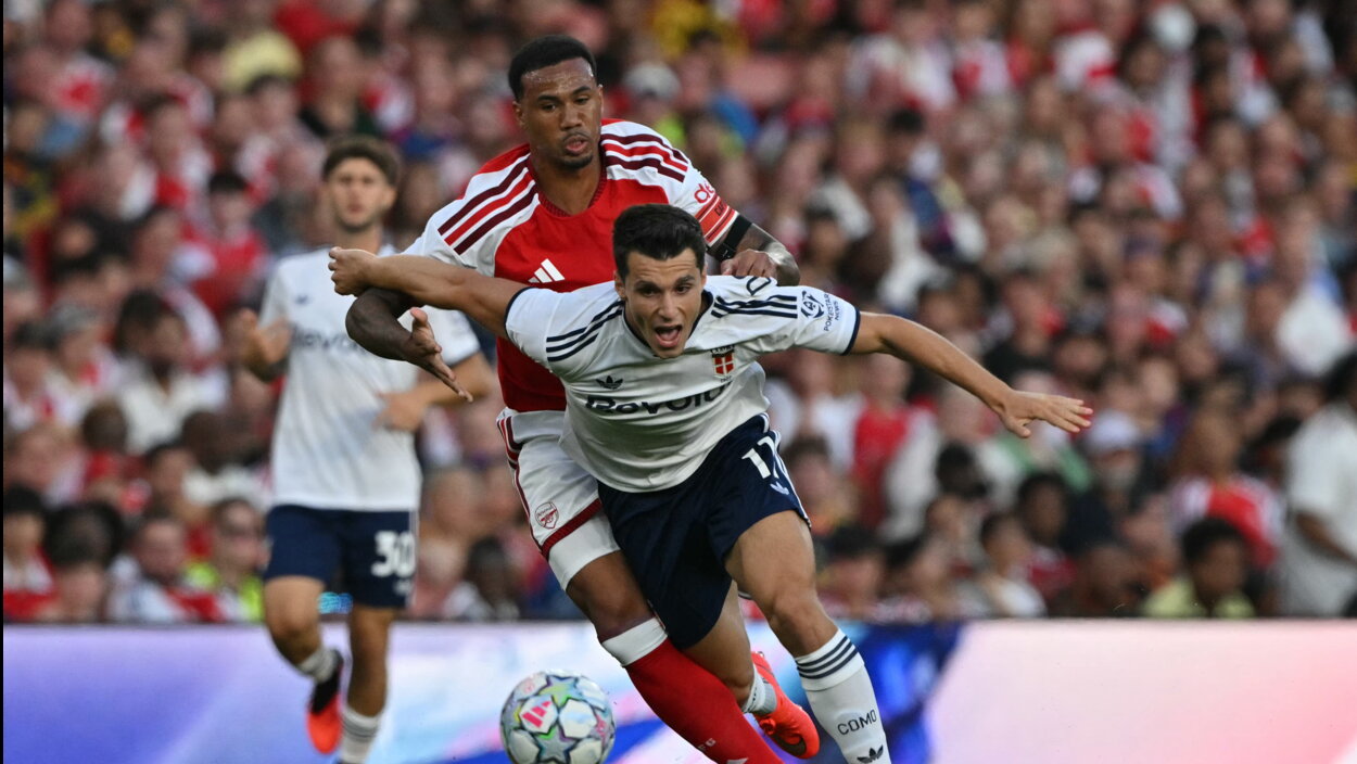 Como-Arsenal: le immagini dell'amichevole all'Emirates