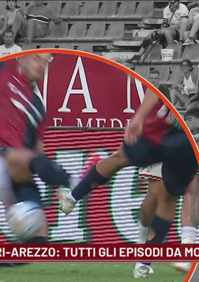Cagliari-Arezzo, la moviola, De Marco: "Vi spiego l'ammonizione a Maldini"