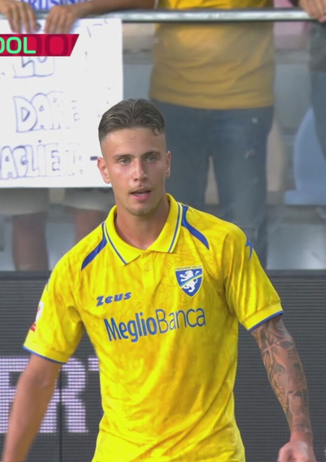 38' | Gol di Raimondo (Frosinone-Juve stabia 3-0)