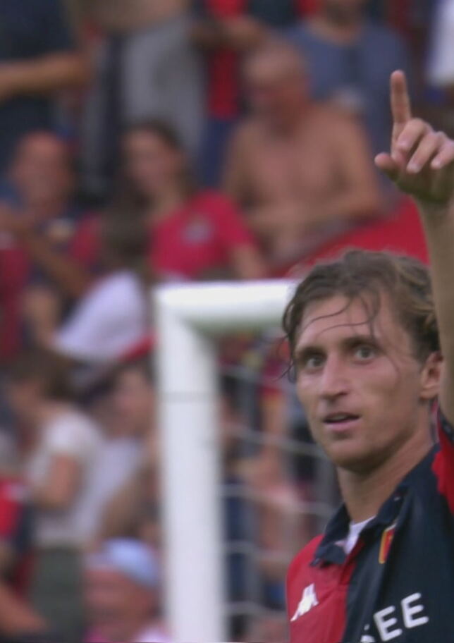 Baldanzi ribalta il risultato con un gran gol: Genoa-Ascoli 2-1