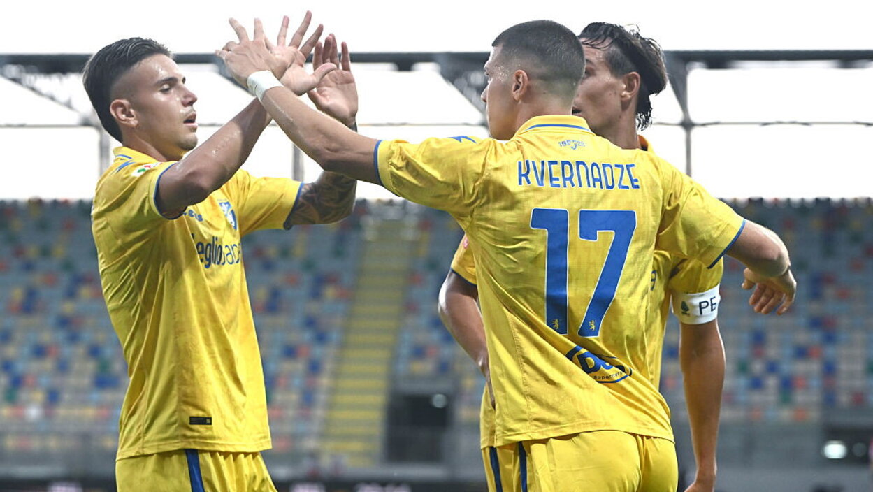 Frosinone-Juve Stabia e Genoa-Ascoli: le foto dei match