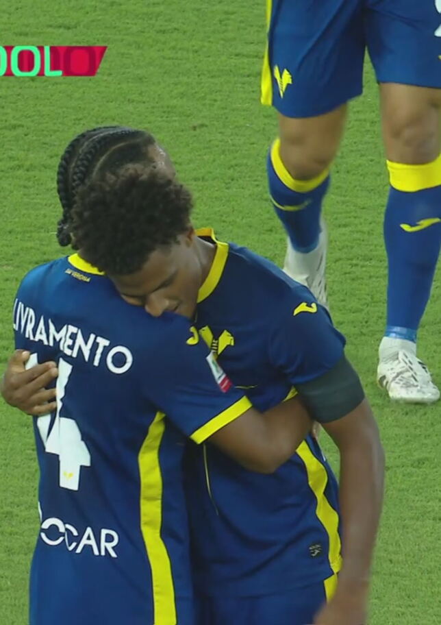 36' | Gol di Sarr (Verona-Entella 2-1)