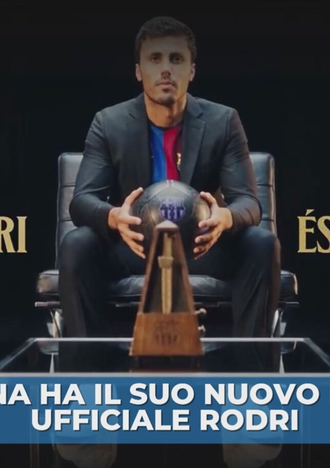 Rodri è del Barcellona