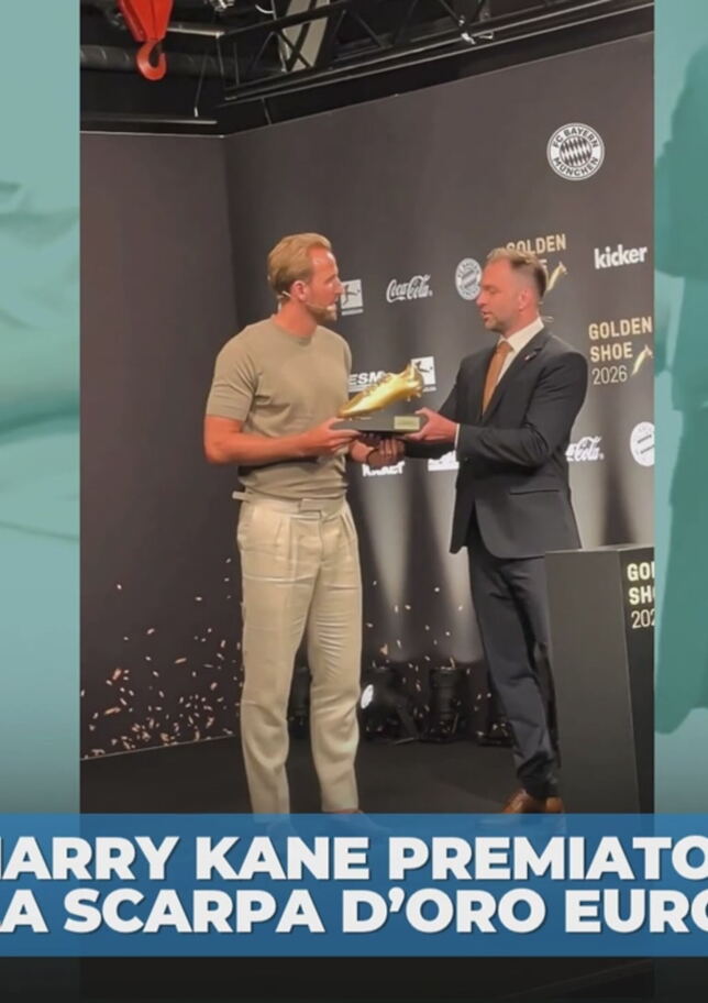 Scarpa d'Oro a Harry Kane
