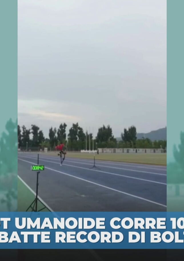 Robot umanoide batte il record dei 100 metri di Bolt