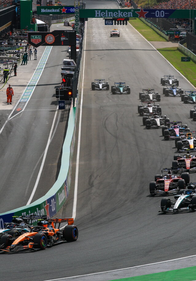 Norris non si ferma più: vince anche a Zandvoort davanti ad Antonelli e Russell. Ferrari giù dal podio