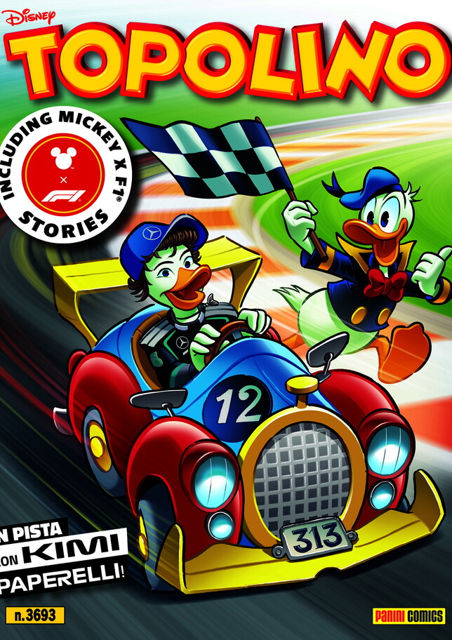 Topolino a tutto gas con "Kimi Paperelli" al GP di Monza
