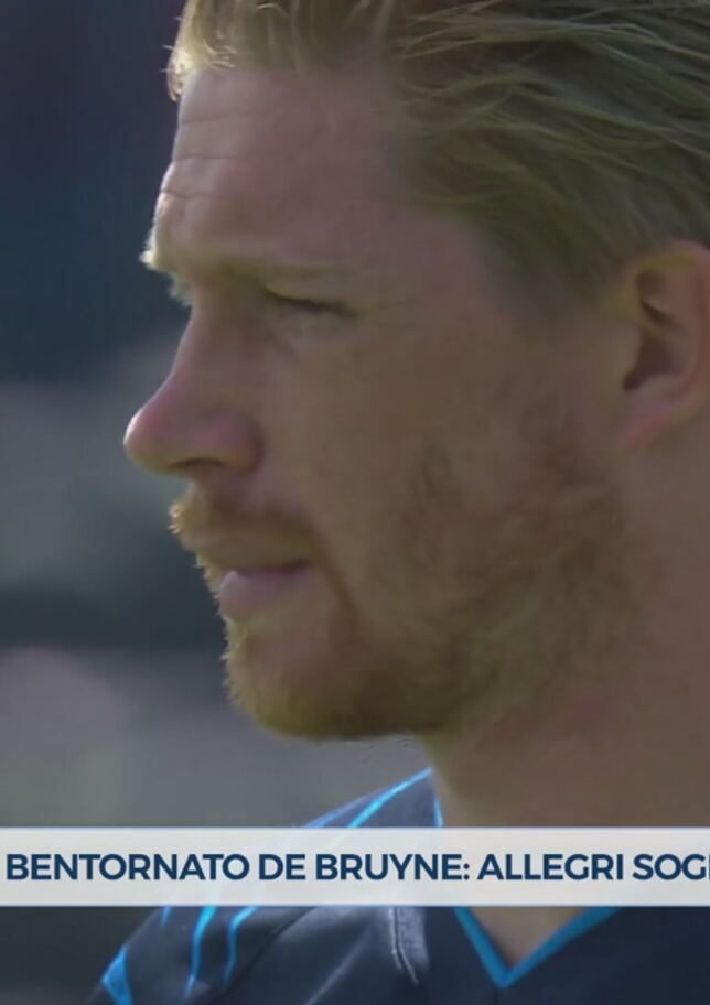 Napoli, De Bruyne torna al centro