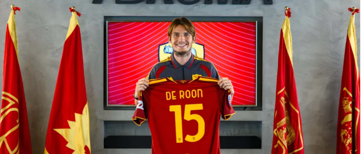 Roma, ufficiale l'arrivo di De Roon