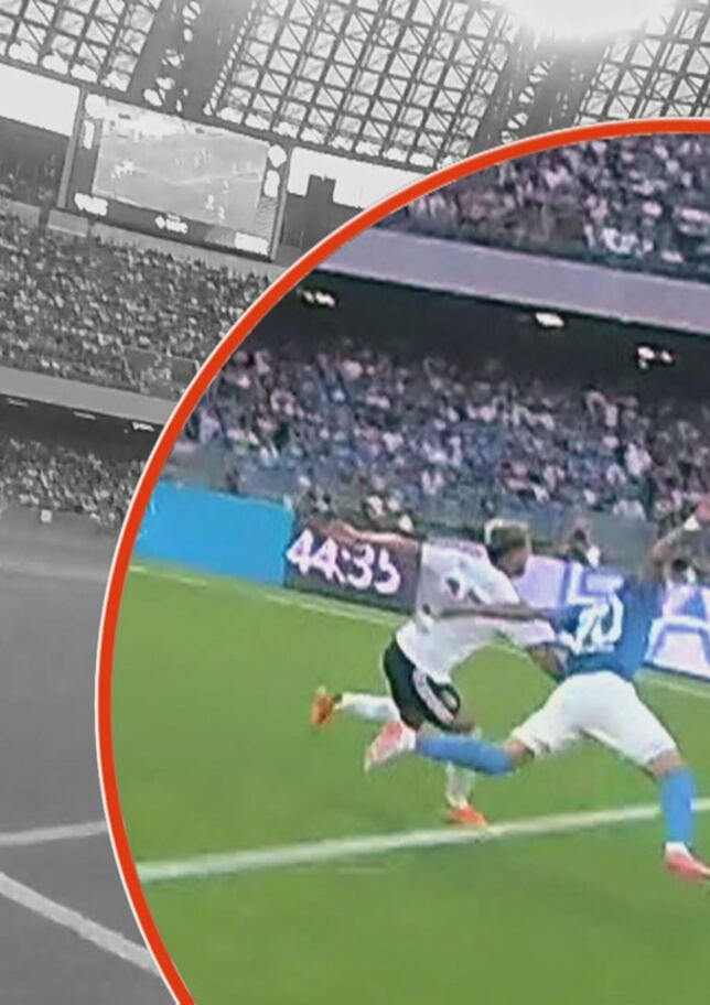 La moviola di Napoli-Como: Couto spinge Lang, era rigore?