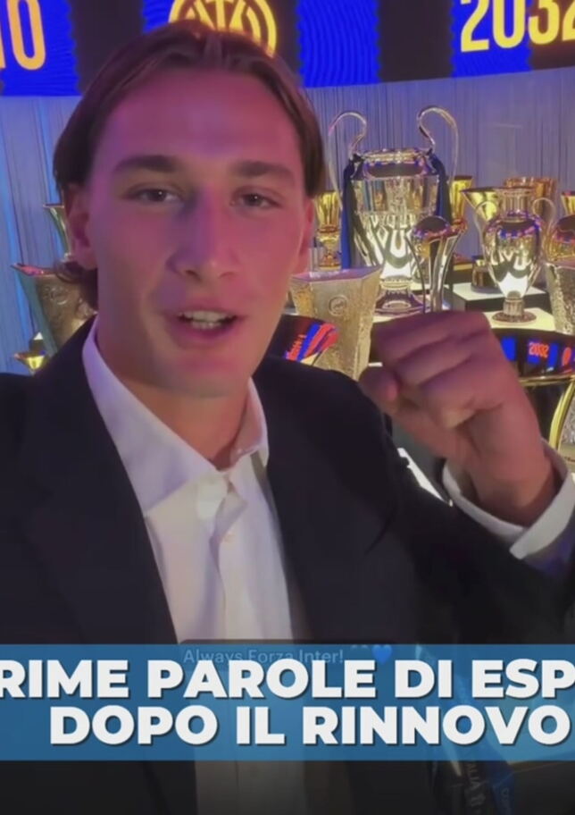 Pio Esposito rinnova: "Sempre forza Inter"