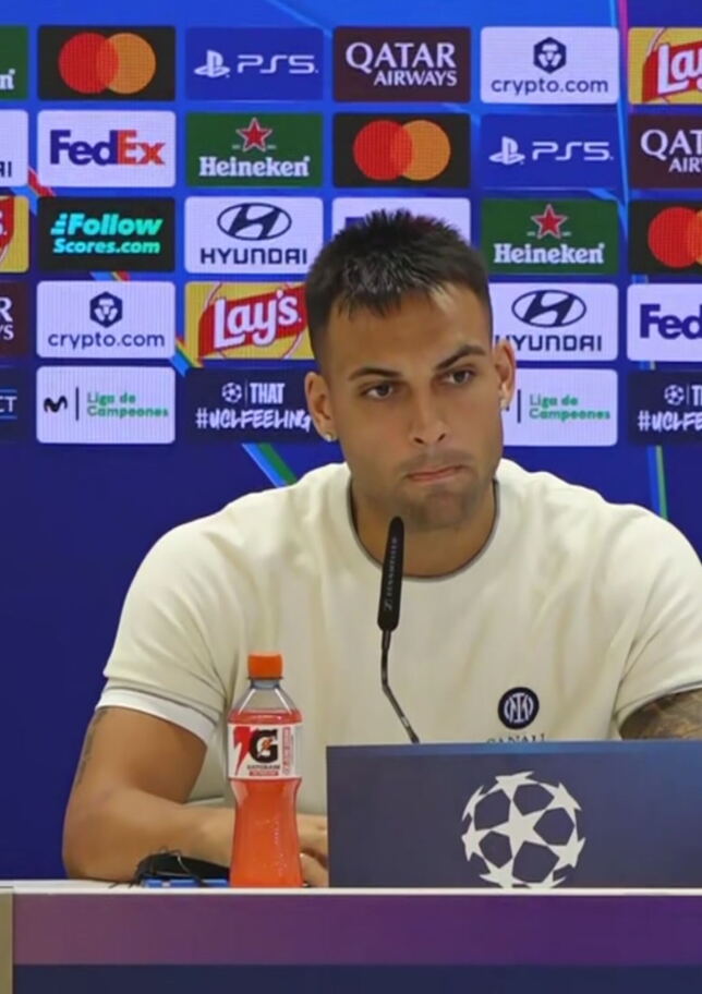 Lautaro Martinez a Madrid a testa alta: "Real e Mbappé fortissimi, ma noi siamo pronti"