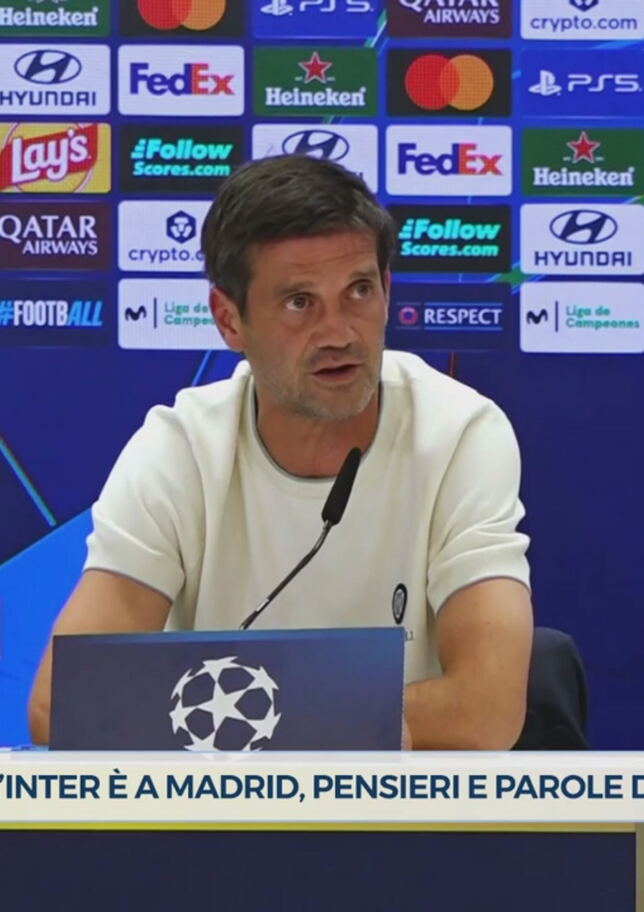 L'Inter arriva a Madrid